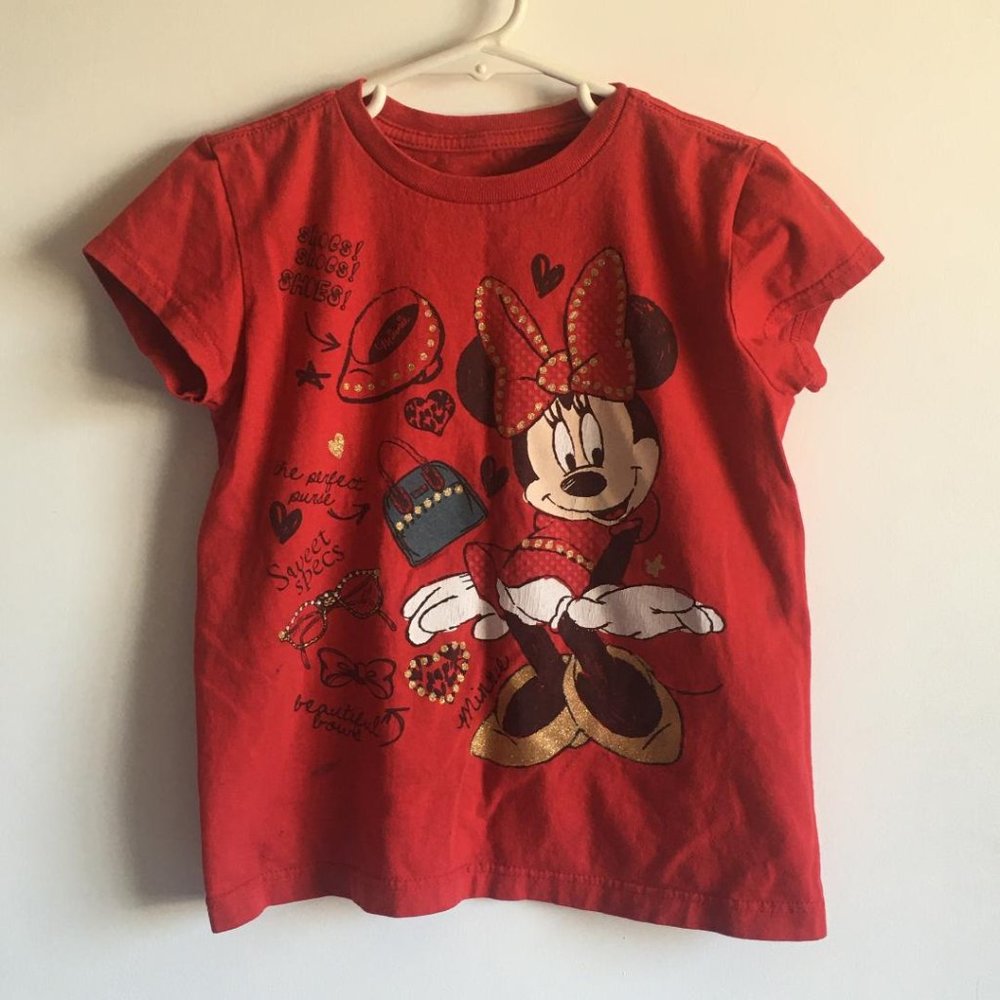 Girls Disney Minnie Mouse Shirt Size 7/8